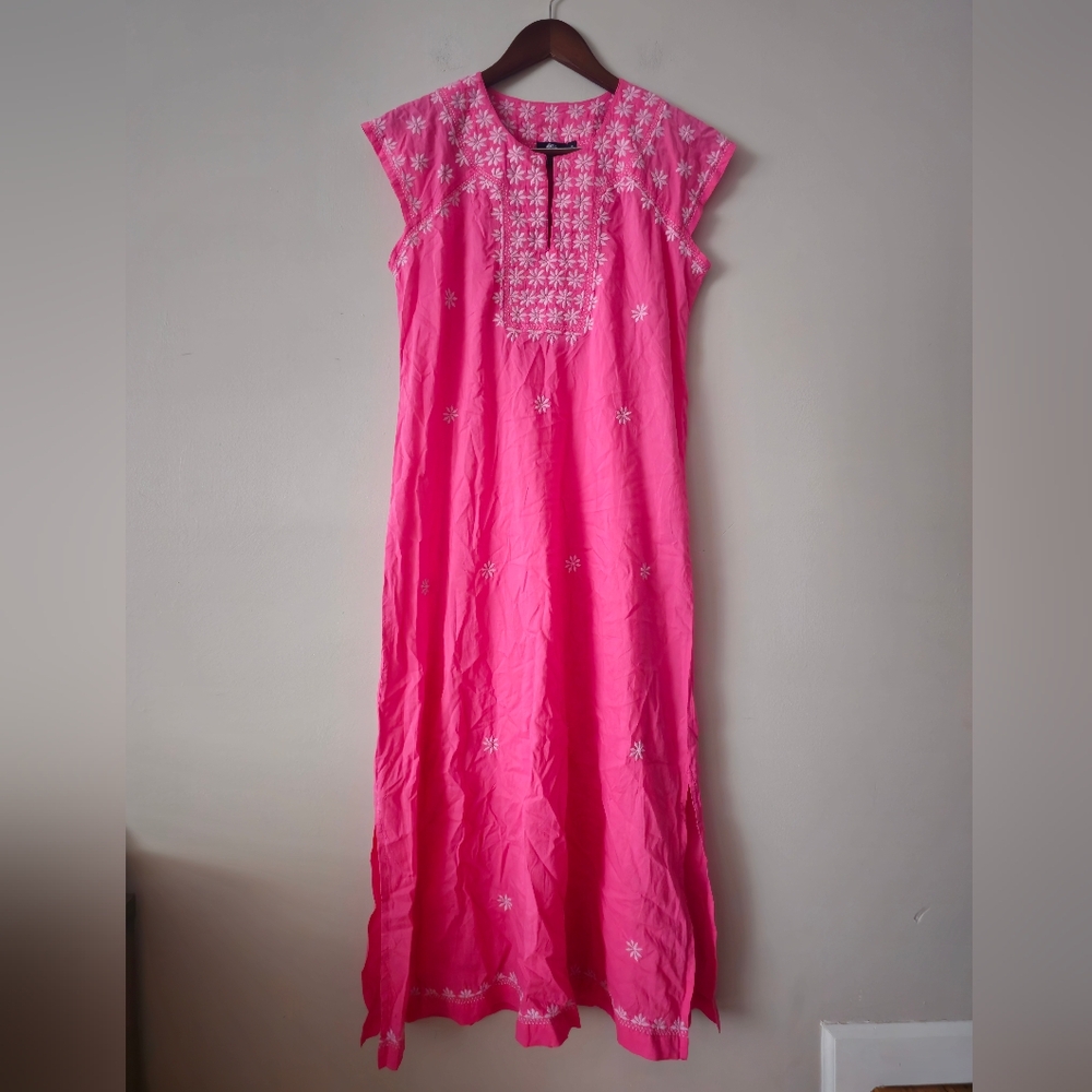 Madison Mathews Elisa Kaftan Dress NWOT